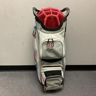 Used Maxfli HONORS Mens Cart Bag Grey And Royal Blue 11855-S000201360