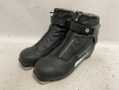 Used Rossignol X5 Womens NNN XC Ski Boots Black M 07-07.5 / W 08-08.5 11855-S000201500
