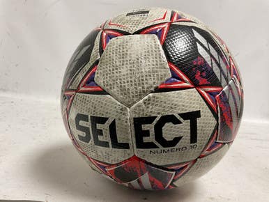 Used Select NUMERO 10 Size 5 Soccer Ball Black And White 11855-S000201496