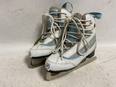 Used Infinity SOFTBOOT SKATES Girls Softboot Skate White Junior 01 11855-S000201447