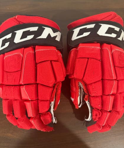 CCM HGCL Crazy Light Pro Stock Hockey Gloves 14” DEVILS 1394