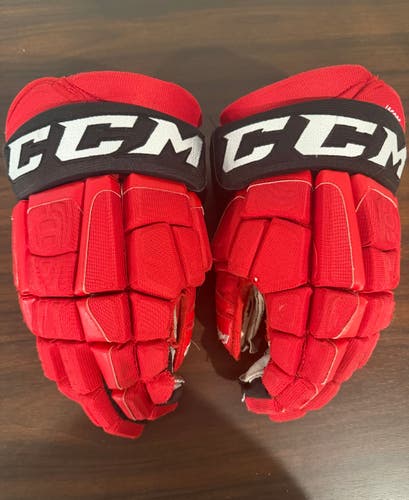 CCM HGCL Crazy Light Pro Stock Hockey Gloves 14” DEVILS 1305
