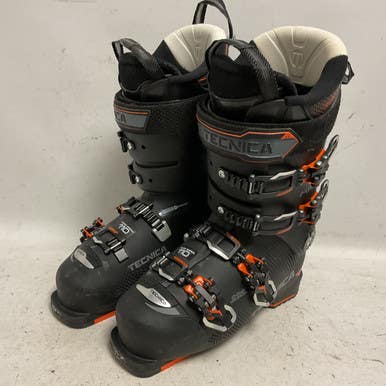 Used Tecnica MACH 1 MV Mens DH Ski Boot Black And Orange 255 MP - M07.5 - W08.5 11855-S000201142