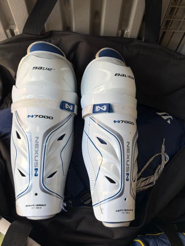Senior Bauer Nexus N7000 15" Shin Pads (Used)