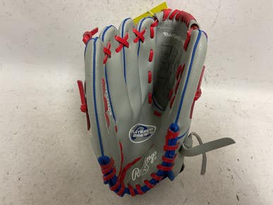 Used Rawlings WPL115GS BB/SB Glove LH Throw Grey 11 1/2" 11855-S000198862