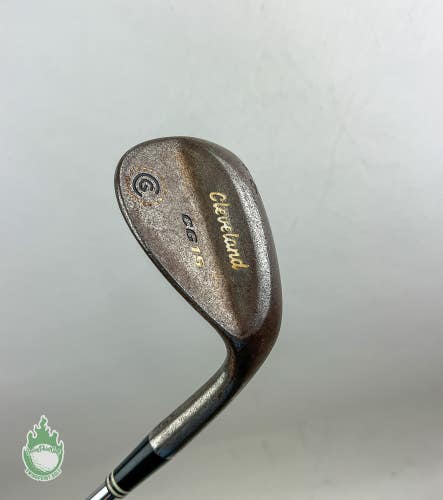 Cleveland CG15 Tour Zip Grooves Wedge 56*-10 S400 Stiff Flex Steel Golf Club