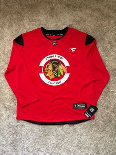 New Chicago Blackhawks Practice Jersey Medium