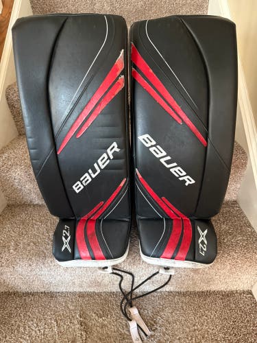 Small Bauer Vapor X2.7 Goalie Leg Pads (Used)