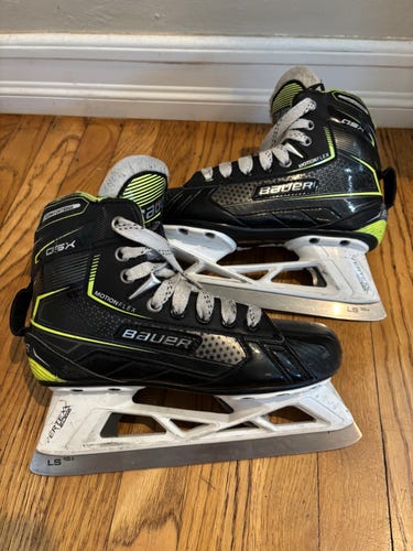 Bauer GSX Hockey Goalie Skates Regular Width Size 3.5 (Used)