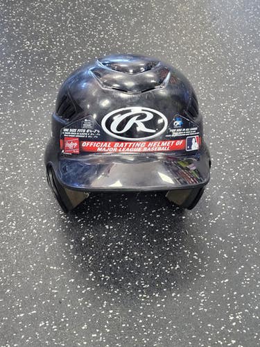 Used Rawlings HELMET Batting Helmet No Mask Black One Size 11849-S000038510