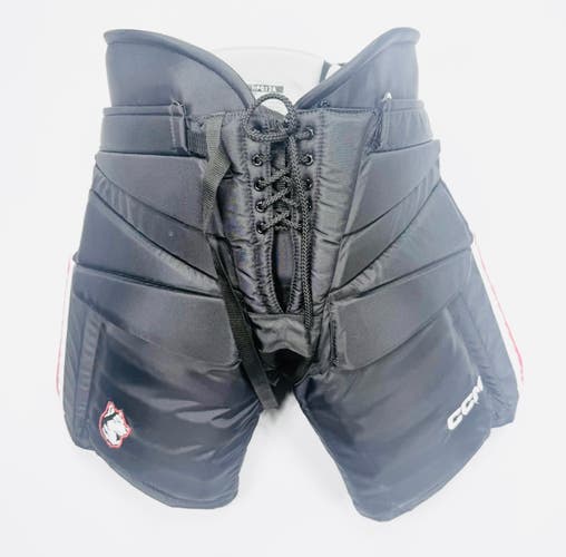 New Northeastern University CCM HPG 12A Hockey Goalie Pants- Large