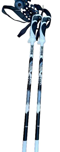 NEW 2026 Switchbak Mountain Pro Ski Poles - 115cm - Black/Silver