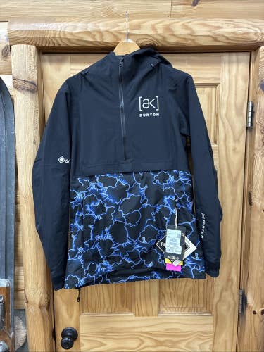 Women's Burton [ak] Kimmy GORE-TEX 2L Anorak Jacket Size Small S Black/Glow