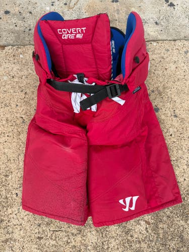 Warrior QRE20 Pro, Pro Stock Hockey Pants Red Used Large 3957