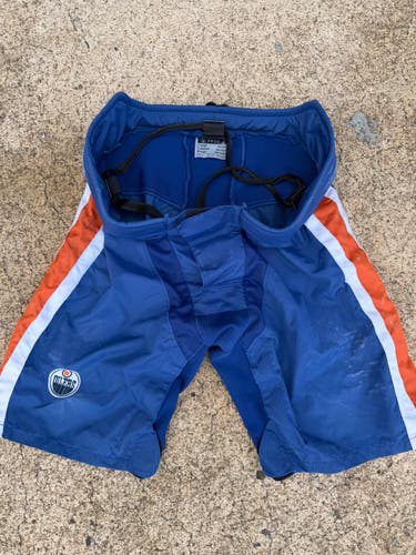 CCM PP90 Pro Stock Pants Shell Used Edmonton Oilers 7495