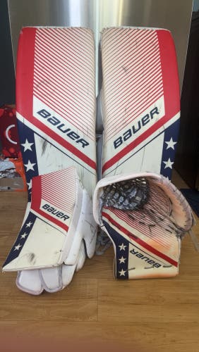 35" Bauer Regular Goalie Full Set Pro Stock (Used)