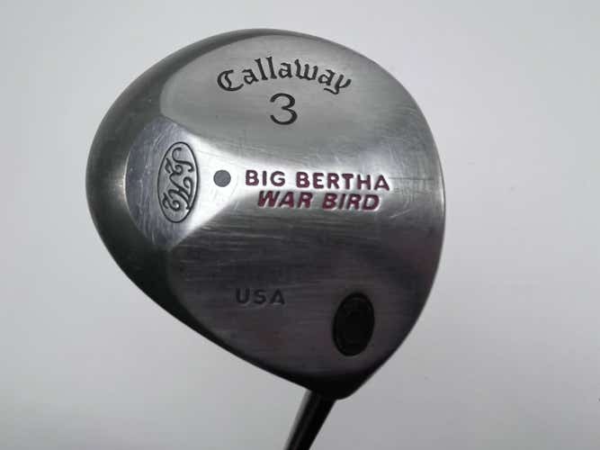Callaway Big Bertha Warbird 3 Fairway Wood 15* Rapport Regular Graphite Mens RH
