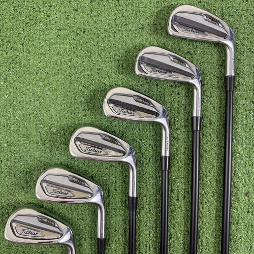Titleist T100 2019 Forged 6-PW 50 Iron Set Stiff Flex KBS Tour TGI 95 +1/4 Long