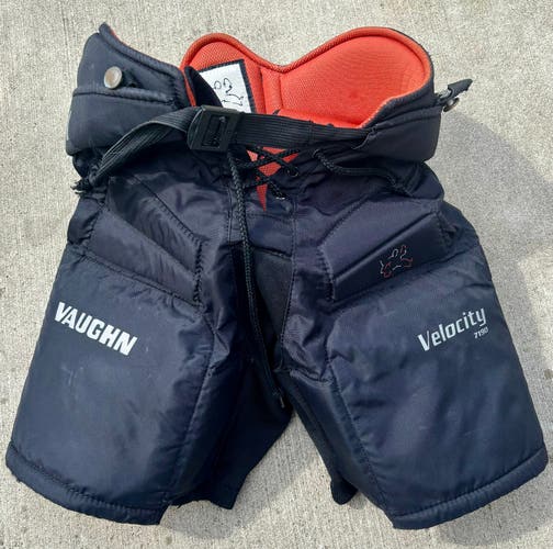 Junior Small Vaughn Velocity 7190 Hockey Goalie Pants (Used)