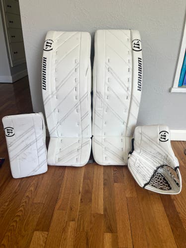 35 + 1.5" Warrior Ritual G4 Pro Regular Goalie Full Set Pro Stock (Used)