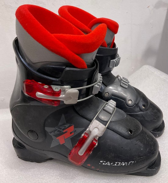 Mondo 20 Kid's Salomon All Mountain T2 YOUTH Ski Boots (Used) (SY2866)