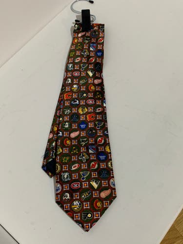 Vintage NHL team logo Necktie