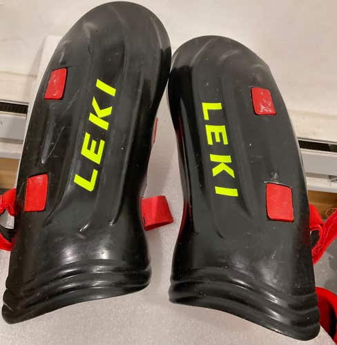 Black Shin Guards Leki (Used)(SY2872)