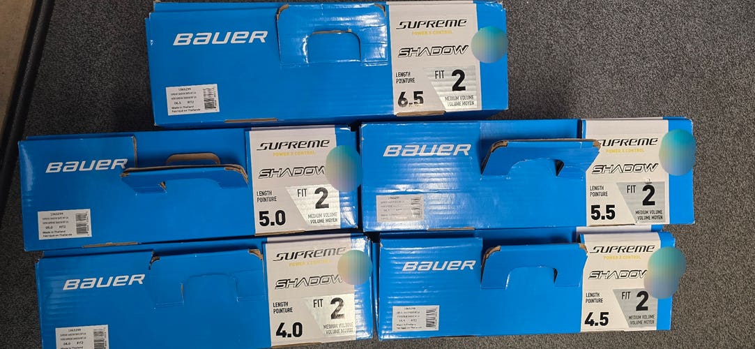 Bauer Supreme Shadow Hockey Skates Intermediate Regular Width (New)