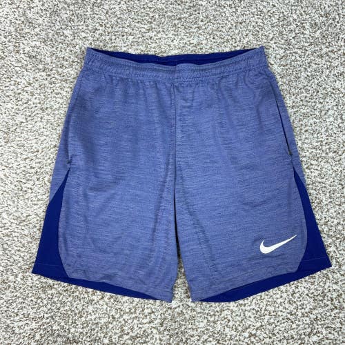 Nike Shorts Mens Medium Blue Dri-FIT Slim Running Athletic Gym Training Sport