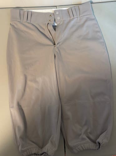Grey Medium Baseball Knicker Pants