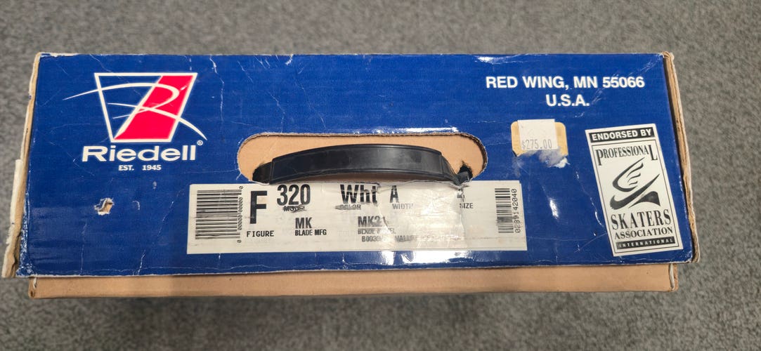 Riedell Model 320 Figure Skates A Adult 4 (New) MK21 Blade