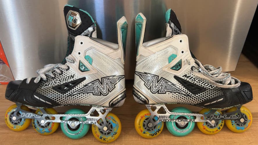 Mission FZ-0 Inline Skates Regular Width Size 11.5 (Used)