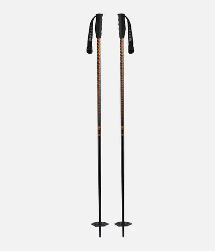 NEW 2025 Black Crows Meta Ski Poles - 125cm - Black/Orange