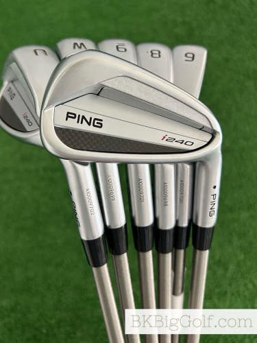 Ping i240 Iron Set 6-U / SteelFiber i70 Regular Graphite