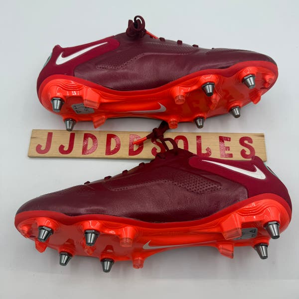 NIKE Tiempo Legend 9 Elite SG Pro Soccer Cleats DJ8039-617 Men\'s Size 10.5 Nike Tiempo Legend 9 Elite SG-PRO Soccer Cleats Red DJ8039  main image 3
