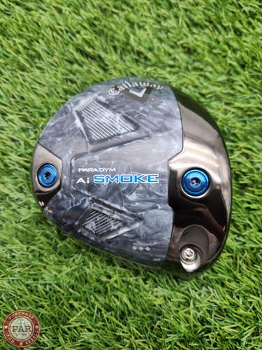 2024 CALLAWAY PARADYM AI SMOKE TRIP DMND DRIVER 10.5* CLUBHEAD ONLY VERYGOOD