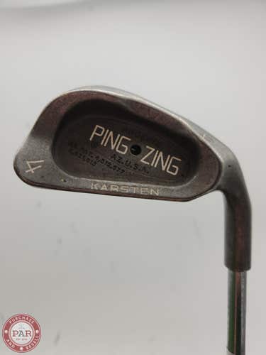 PING ZING 4 IRON STIFF KARSTEN JZ 38" (BLACK DOT) GOOD
