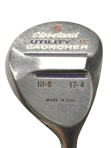 Cleveland Utility Launcher 4 Wood III-S 17* RH Regular Graphite 42" Nice Grip