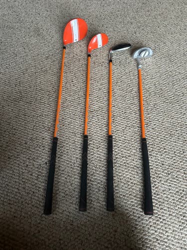 Precise X7 4 Club Kids Golf Set for Ages 3-5 (kids 36-44" tall) Orange. (Used) left handed