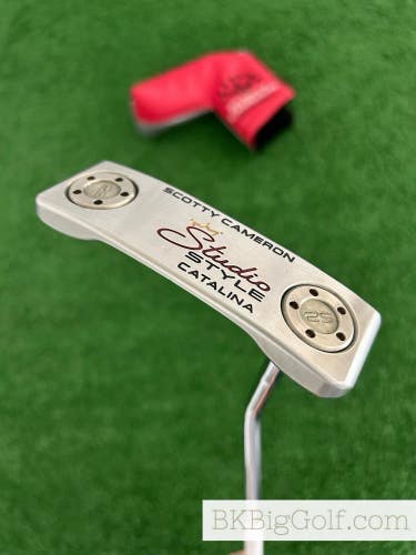 Titleist Scotty Cameron Studio Style 25 Catalina 33 Putter w Headcover