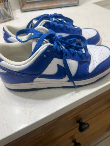 Blue Unisex 4.5Y (Big Kids / Youth) Youth Nike Dunk Low Shoes (Used)