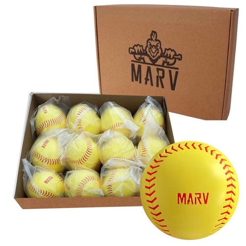 Marv Softball Pitching Machine Balls – 24 Balls (2 dozen) (used 3 months)