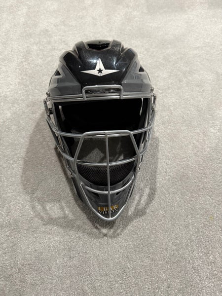 Black and Gray All Star MVP2500 Catcher's Mask Size 7-7 1/2 (Used)