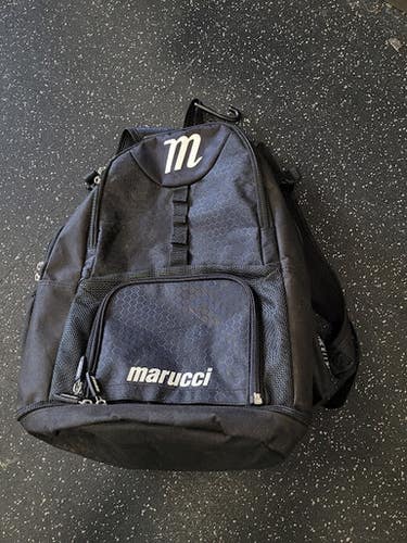 Used Marucci BACKPACK BB/SB Player Backpack Black 11849-S000038401