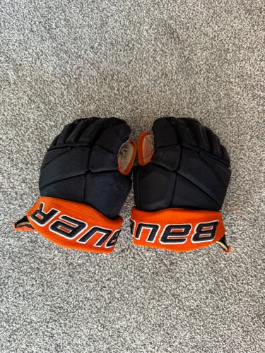 No cuff Bauer Vapor Hyperlite Gloves 13" Pro Stock (Used)