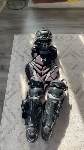 Black Under Armour Pro series Catcher's Set (New)