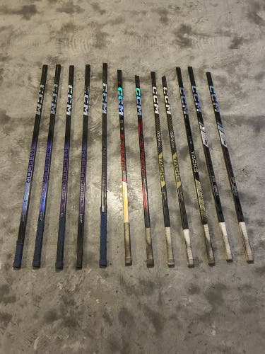 *Broken* Intermediate CCM Ribcor Trigger 8 Pro Right Handed Hockey Stick 55 Flex (Used)