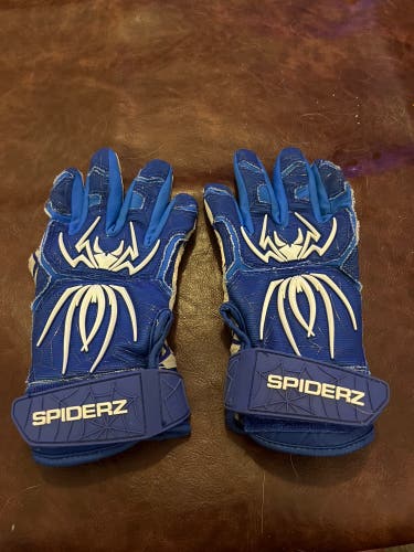 Spiderz batting gloves, adult small (lightly used)