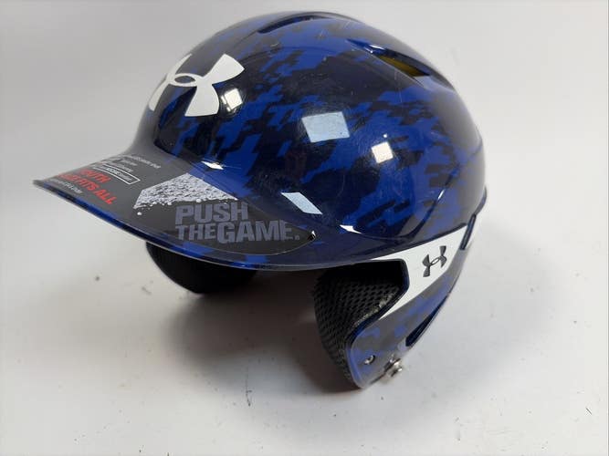 Under Armour UABH2-110 Batting Helmet, Blue Camo, 5 7/8"-6 3/4"