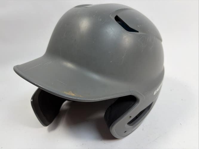 Easton Batting Helmet, Sr Size, Grey Matte, w/ Face Guard